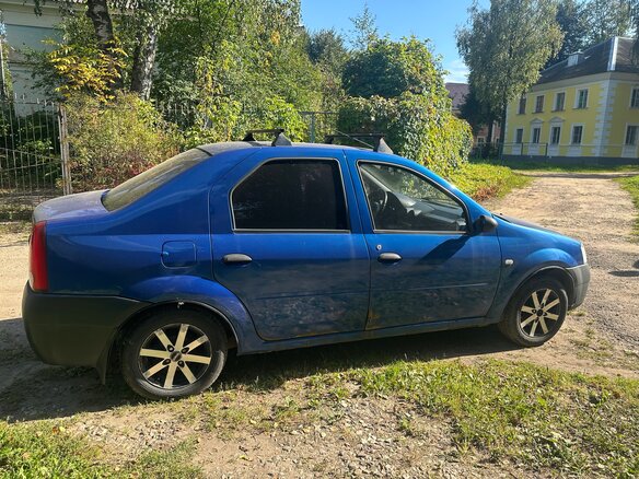 2005 Renault Logan I, синий, 220000 рублей - вид 1