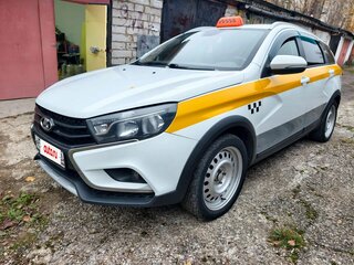 2020 Lada (ВАЗ) Vesta SW Cross I, белый, 870000 рублей, вид 1