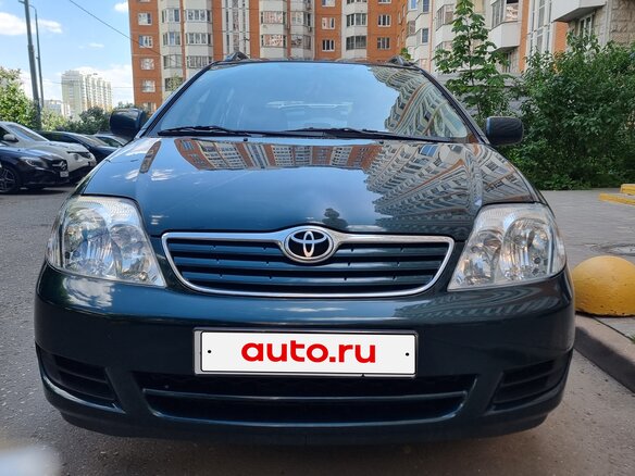 2004 Toyota Corolla IX (E120, E130), зелёный, 1190000 рублей - вид 1