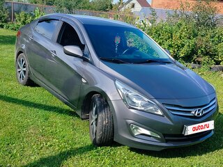 2015 Hyundai Solaris I Рестайлинг, серый, 920000 рублей, вид 3