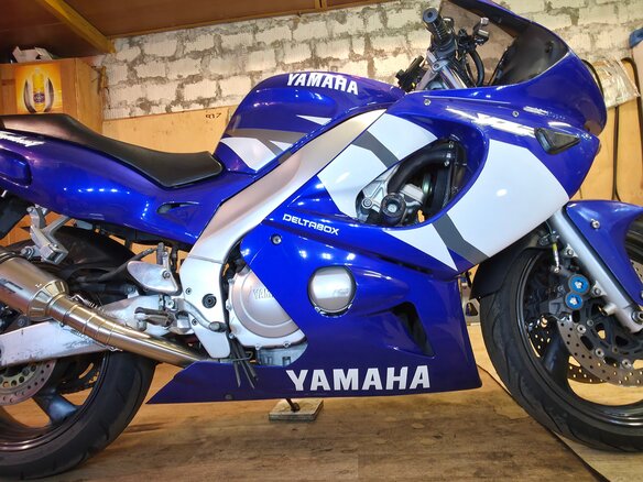 2002 Yamaha YZF600R Thundercat, синий, 299999 рублей - вид 13
