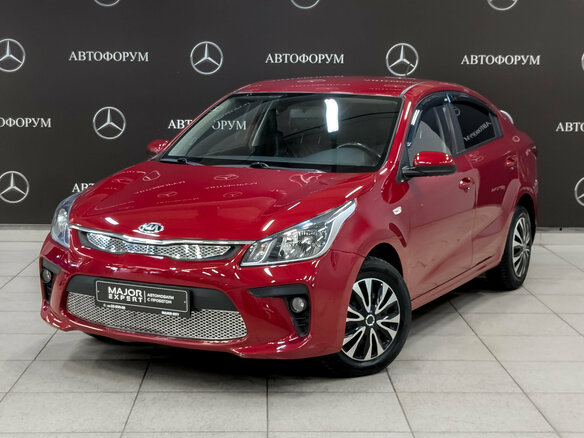 2017 Kia Rio IV, красный, 1299000 рублей