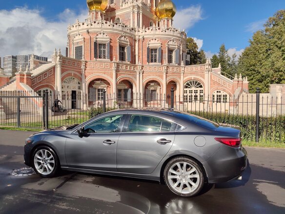 2016 Mazda 6 III (GJ) Рестайлинг, серый, 1600000 рублей - вид 11