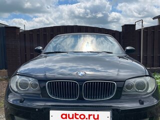 2007 BMW 1 серии 120i I (E81/E82/E87/E88) Рестайлинг, чёрный, 1100000 рублей, вид 2