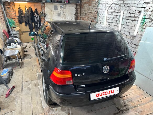 2001 Volkswagen Golf IV, чёрный, 450000 рублей - вид 17