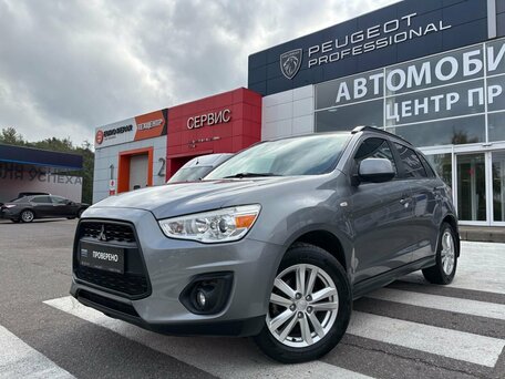 2013 Mitsubishi ASX I Рестайлинг, серый, 1380000 рублей, вид 3