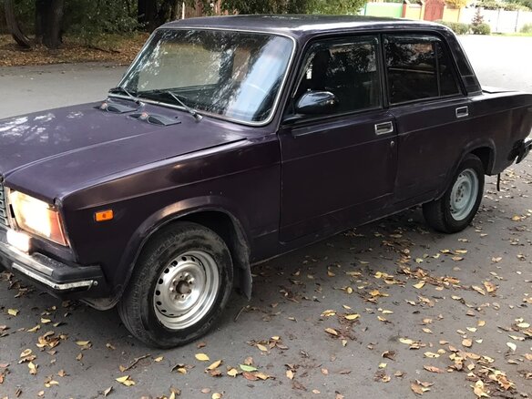 2002 Lada (ВАЗ) 2107, фиолетовый, 80000 рублей