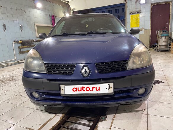 2002 Renault Clio II Рестайлинг, синий, 385000 рублей