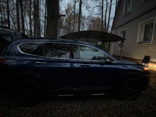 2022 Hyundai Santa Fe IV Рестайлинг, синий, 3700000 рублей, вид 2