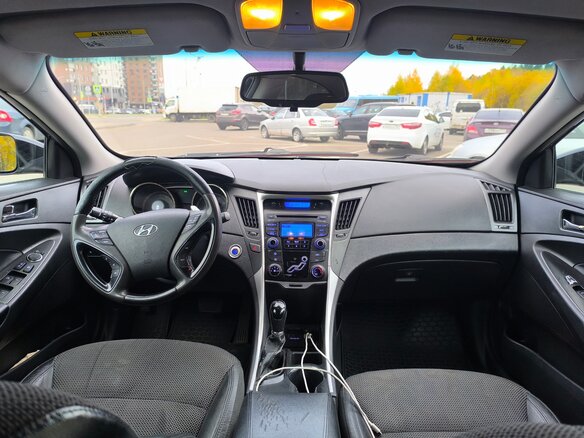 2012 Hyundai Sonata VI (YF), чёрный, 1210000 рублей - вид 14