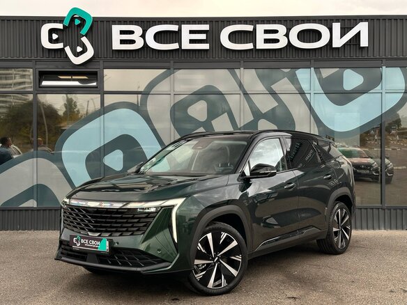 2023 Geely Atlas II, зелёный
