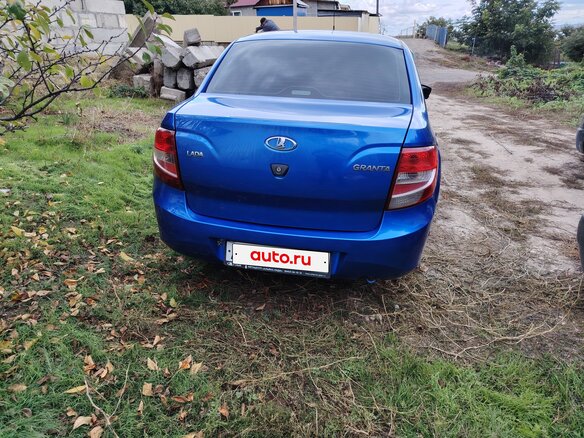 2017 Lada (ВАЗ) Granta I, синий, 550000 рублей - вид 1