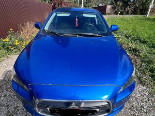 2011 Mitsubishi Lancer X Рестайлинг, синий, 900000 рублей, вид 1