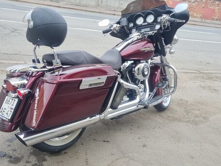 2006 Harley-Davidson Street Glide, пурпурный, 670000 рублей, вид 5