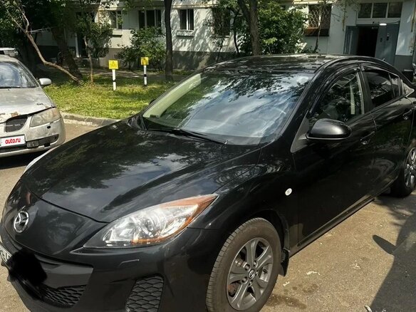 2012 Mazda 3 II (BL) Рестайлинг, чёрный, 950000 рублей - вид 1