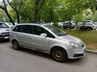 2006 Opel Zafira B, серебристый, 350000 рублей, вид 2