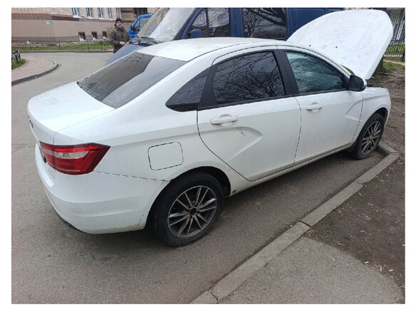 2018 Lada (ВАЗ) Vesta I, белый, 380000 рублей