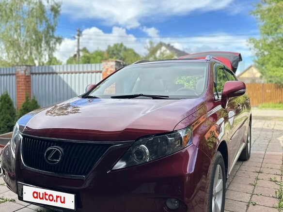 2011 Lexus RX 350 III, красный - вид 1
