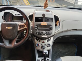 2014 Chevrolet Aveo II, синий, 680000 рублей, вид 5