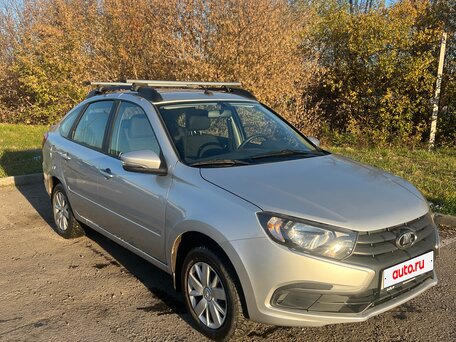 2022 Lada (ВАЗ) Granta Euro-2 I Рестайлинг, серебристый, 780000 рублей, вид 3