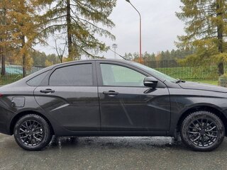 2017 Lada (ВАЗ) Vesta I, чёрный, 1100000 рублей, вид 4