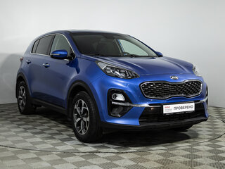 2020 Kia Sportage IV Рестайлинг, синий, 1749700 рублей, вид 3