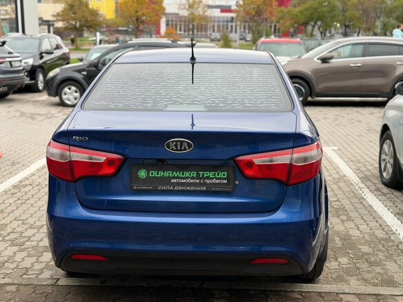 2012 Kia Rio III, синий, 795000 рублей - вид 6