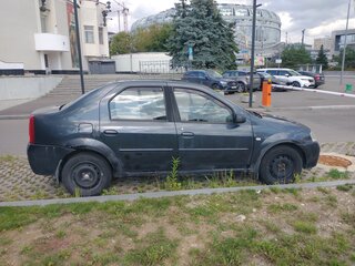 2008 Renault Logan I, чёрный, 150000 рублей, вид 4