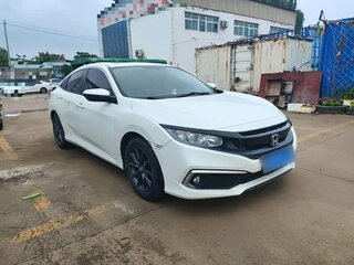 2019 Honda Civic X Рестайлинг, белый, 1220000 рублей, вид 1