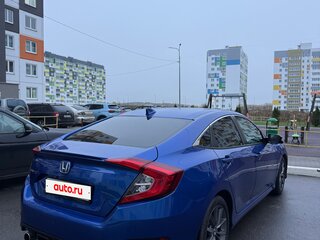 2021 Honda Civic X Рестайлинг, синий, 2130000 рублей, вид 4
