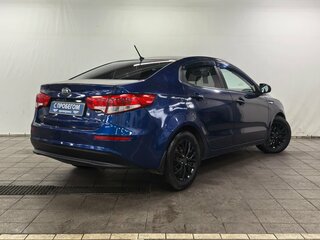 2015 Kia Rio III Рестайлинг, синий, 740000 рублей, вид 5