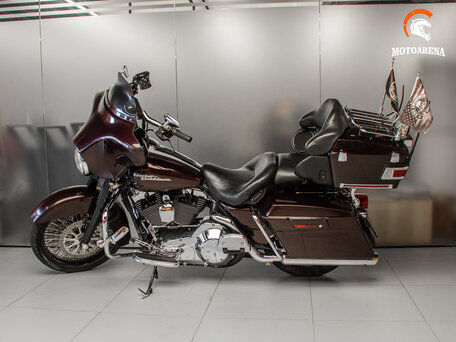 2005 Harley-Davidson Street Glide, пурпурный, 686403 рублей, вид 4
