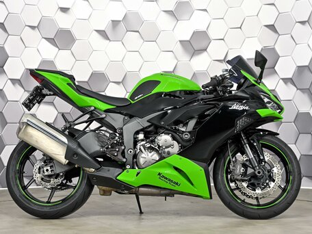 2020 Kawasaki ZX-6 Ninja, зелёный, 1077000 рублей, вид 3