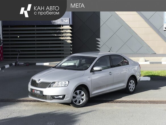 2019 Skoda Rapid I Рестайлинг, серебристый, 987000 рублей