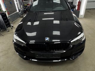 2018 BMW 5 серии 540i VII (G30/G31/G38), чёрный, 3000000 рублей, вид 3
