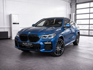 2019 BMW X6 30d III (G06), синий, 7000000 рублей, вид 1