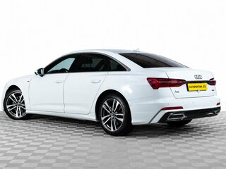 2021 Audi A6 45 TFSI V (C8), белый, 3609000 рублей, вид 4