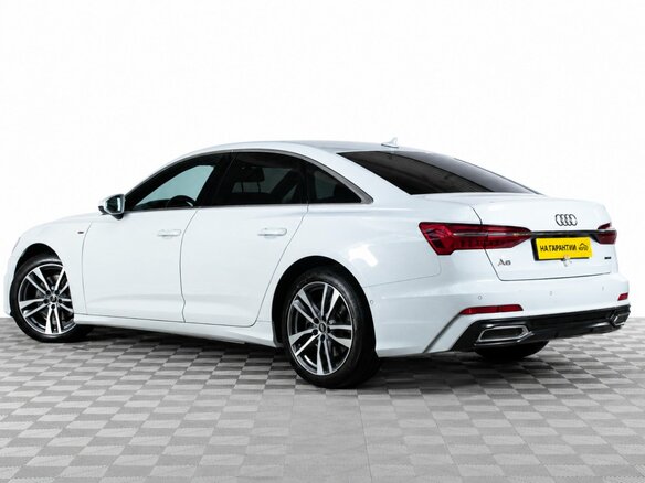 2021 Audi A6 45 TFSI V (C8), белый, 3609000 рублей - вид 3