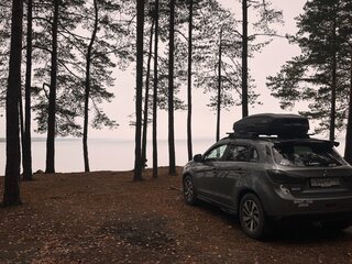 2014 Mitsubishi ASX I Рестайлинг, серый, 1370000 рублей, вид 1