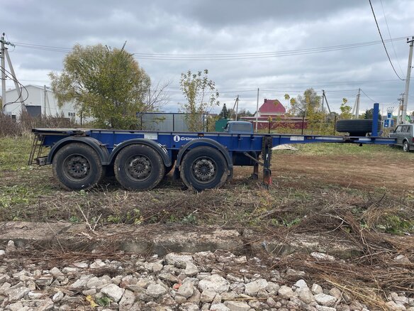 2017 Grunwald Полуприцеп контейнеровоз, синий, 1000000 рублей - вид 1