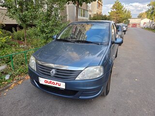 2013 Renault Logan I Рестайлинг, синий, 265000 рублей, вид 1