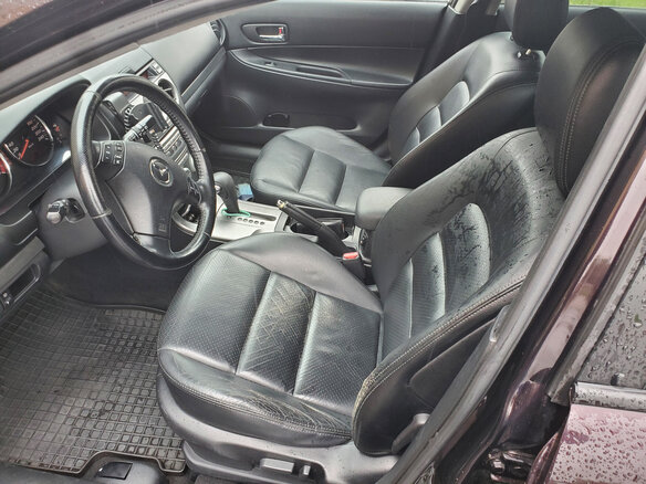 2005 Mazda 6 I (GG), фиолетовый, 245000 рублей - вид 3