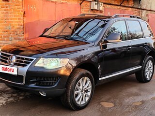 2008 Volkswagen Touareg I Рестайлинг, чёрный, 1180000 рублей, вид 1