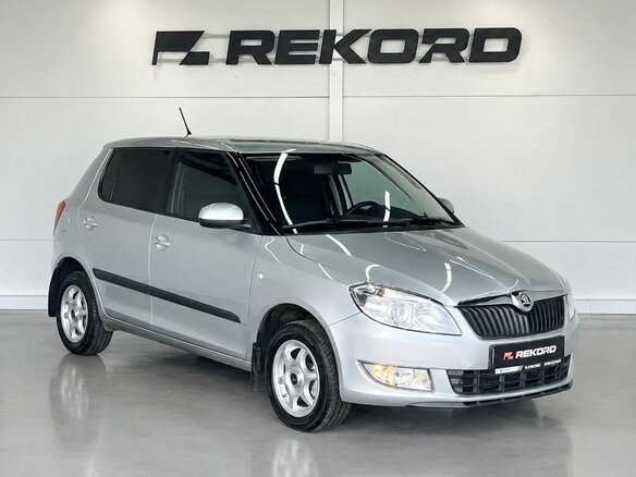 2013 Skoda Fabia II Рестайлинг, серебристый, 799000 рублей