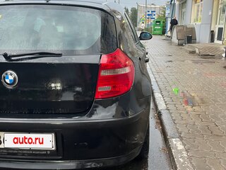 2008 BMW 1 серии 116i I (E81/E82/E87/E88) Рестайлинг, чёрный, 570000 рублей, вид 2