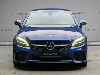 2018 Mercedes-Benz C-Класс 180 IV (W205) Рестайлинг, синий, 2725000 рублей, вид 2