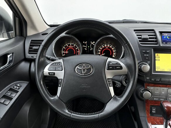 2010 Toyota Highlander II (XU40) Рестайлинг, белый, 1690000 рублей - вид 11