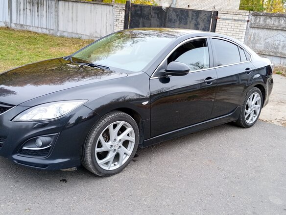 2010 Mazda 6 II (GH) Рестайлинг, чёрный - вид 7