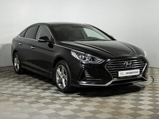 2018 Hyundai Sonata VII (LF) Рестайлинг, чёрный, 1749777 рублей, вид 3