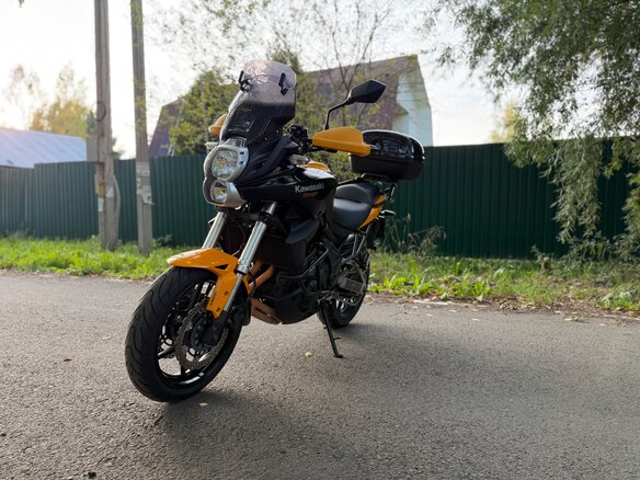2012 Kawasaki Versys 650, жёлтый, 590000 рублей - вид 6